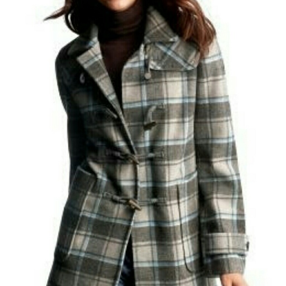 82% off GAP Outerwear - Plaid toggle wool coat from Tenaya's closet on ...