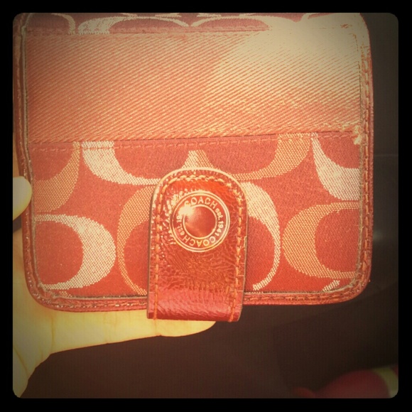 Authentic coach wallet