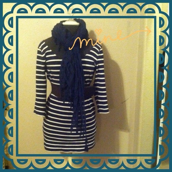 Striped off the shoulder shirt!