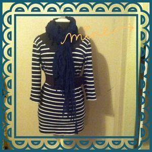 Striped off the shoulder shirt!