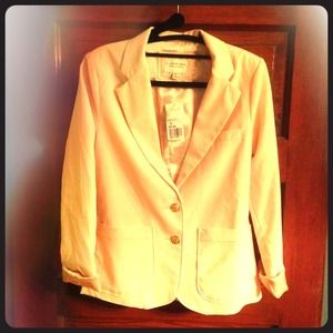 Forever 21- light pink blazer with gold buttons