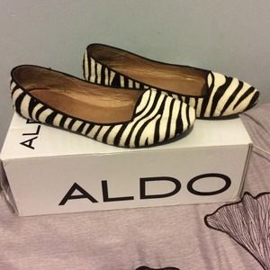 Faux Zebra Flats