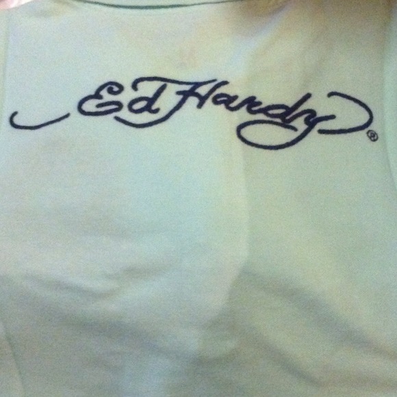 Authentic Ed Hardy Women's Embroidered Polo - Picture 2 of 4