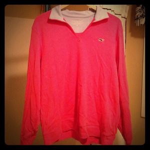 Vineyard vines salmon color pullover sweatshirt