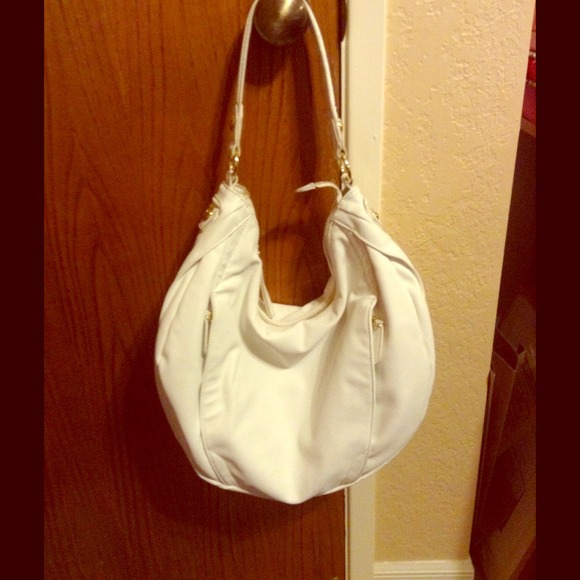 White JLO purse
