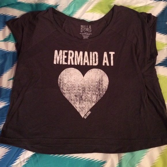 Oversized cute mermaid tee