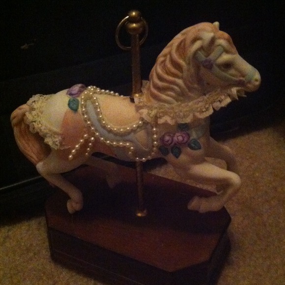 Beautiful vintage carousel horses