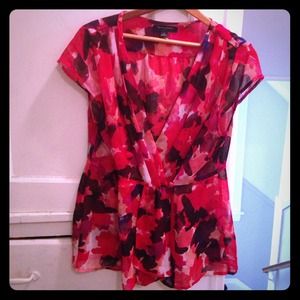 Banana Republic sheer blouse