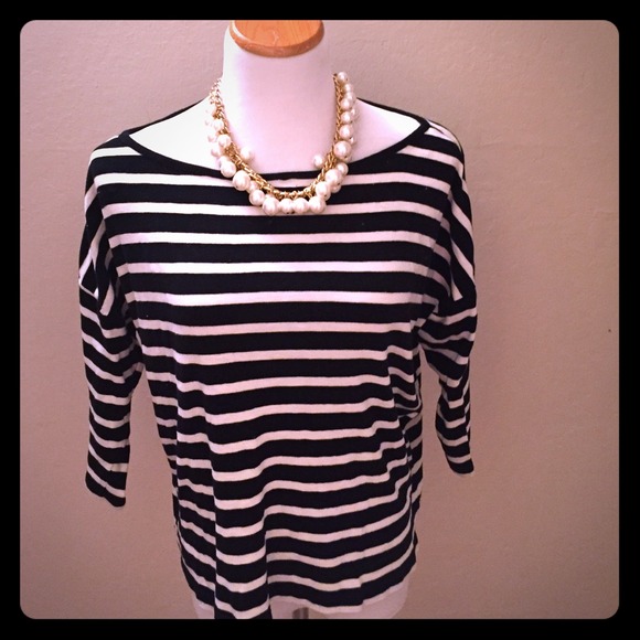 French Connection Striped Top!