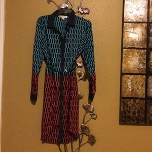 Michael Kors colorblock dress