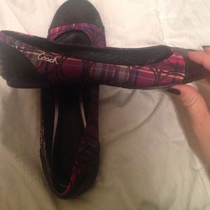Just worn inside Coach winter flats