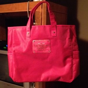 Hot pink tote