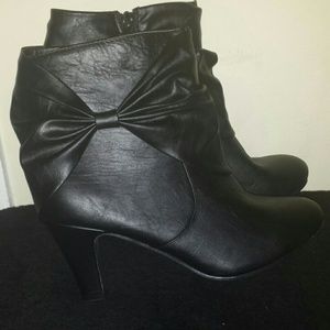Black ankle boots