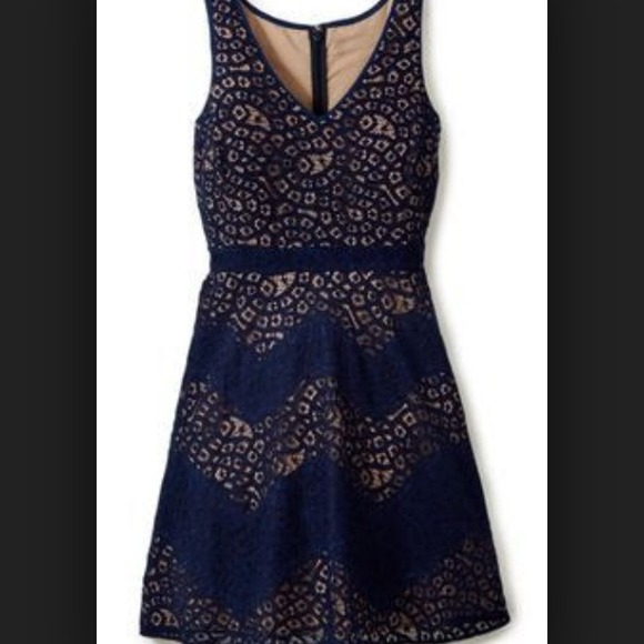 Limited blue lace dress