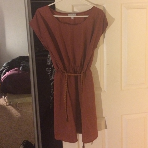 FALL ORANGE COTTON ON DRESS SZ. L