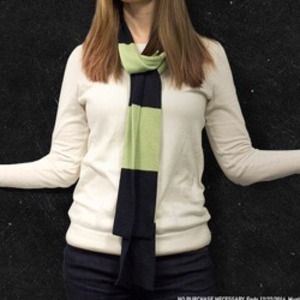 Gap long scarf with wide stripes