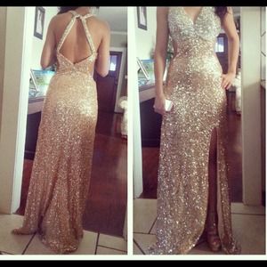 Sparkly Gold Dress