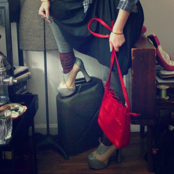 Jeffrey Campbell Shoes - Jeffrey Campbell grey/ivory Bronte oxfords