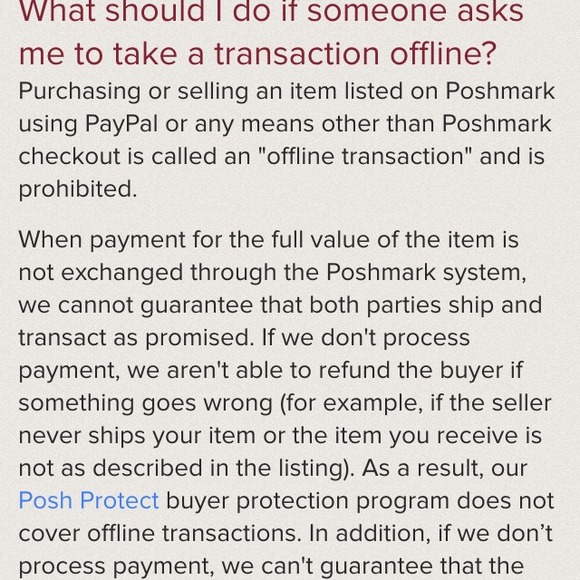 Stop using PayPal through Poshmark! - Picture 2 of 4