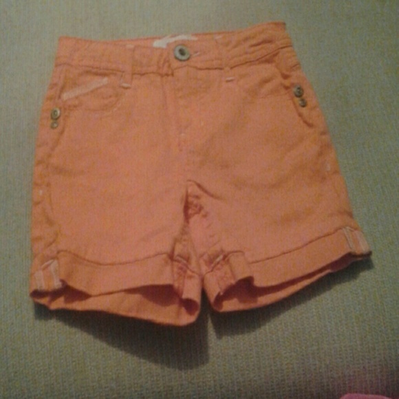 Orange lil girls shorts