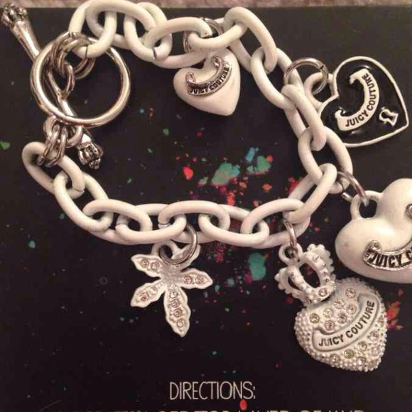 white juicy bracelet