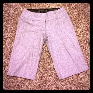 Taupe knee length dress slacks