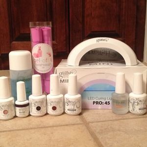 Gelish LED Curing Light and Polishes