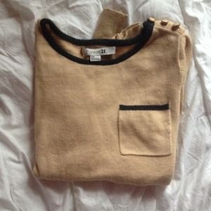 Forever 21 Tan Gold Cream and Grey Sweater bundle!