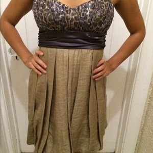 Cheetah Sparkly Dress