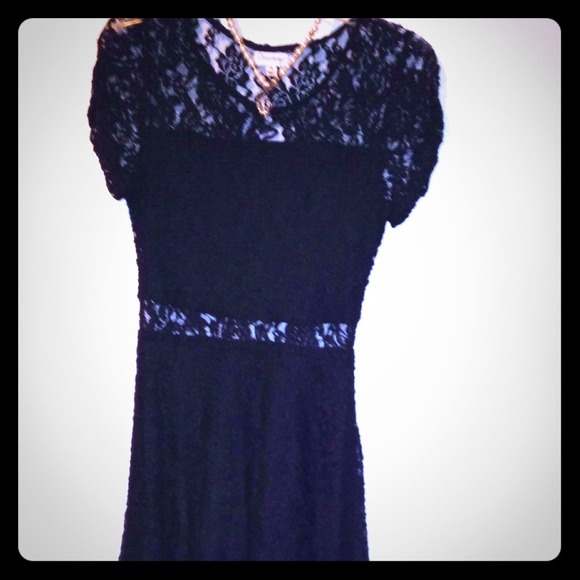 ‼️REDUCED‼️Olsenboye Lace Dressw/ transparent mid