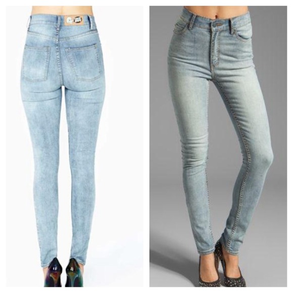 Nasty Gal Denim - ️Cheap Monday second skin high waisted jeans