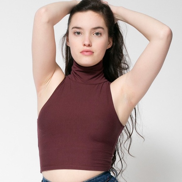 AA Burgundy Crop Top