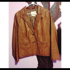 Genuine leather coat from old navy