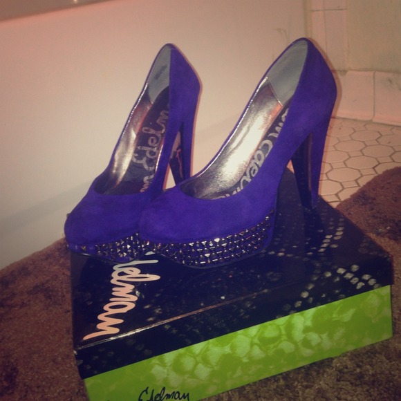 Sam Edelman suede York-Purple