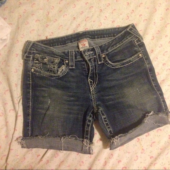 True Religion jean shorts
