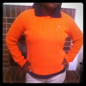 Orange Lauren Ralph Lauren Sweater