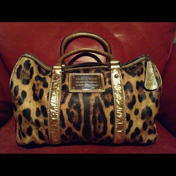 SOLD! Dolce and Gabbana Limited Edition Golden Leopard