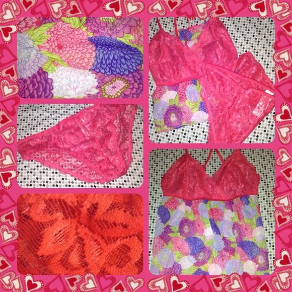 Floral lingerie\chemise set