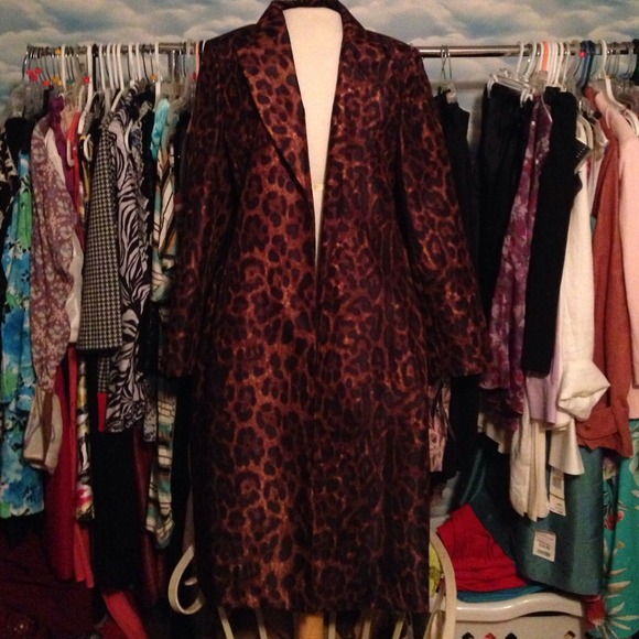 Le Suit Dresses & Skirts - NWT plus size 16 LeSuit leopard print jacket dress