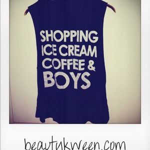 SHOPPING ICECREAM SHOPPING BOYS TANK