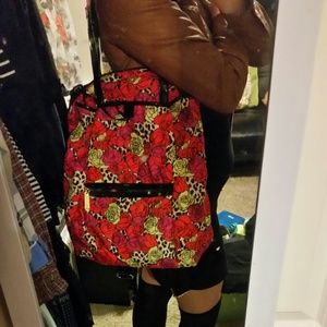 betsey johnson backpack/tote