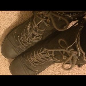 Brown Combat Boots