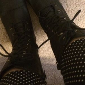 Black Combat Boots