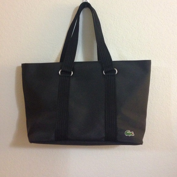 💟$35💟 Black Lacoste waterproof tote