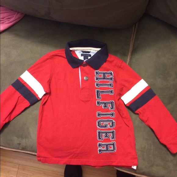 Tommy Hilfiger Boys Shirt 100% Authentic