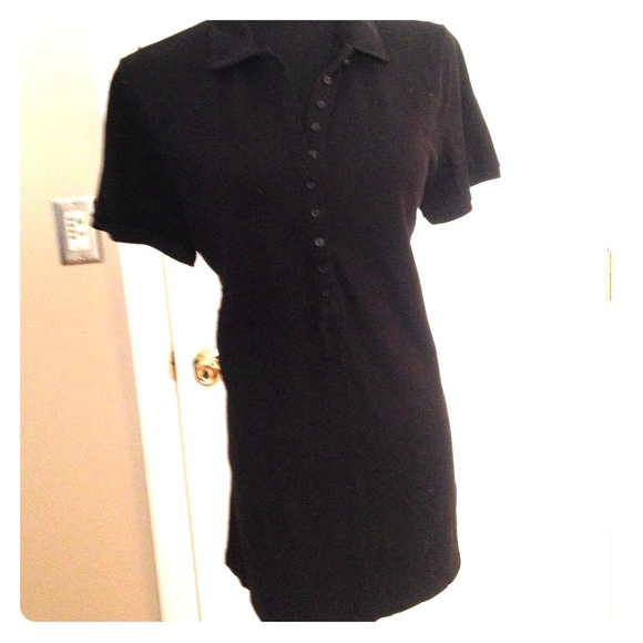 #36. Old Navy black polo