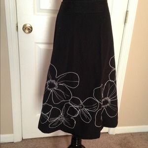 #39. Liz Claiborne black cotton skirt