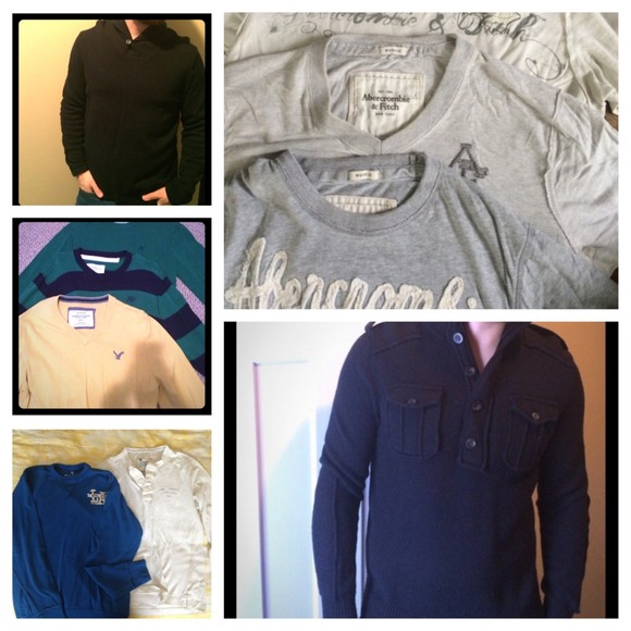 Bundle if men's shirts & sweaters