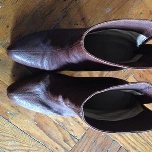 Christian Louboutin Brown booties.