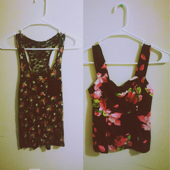 bogo free floral tanks!